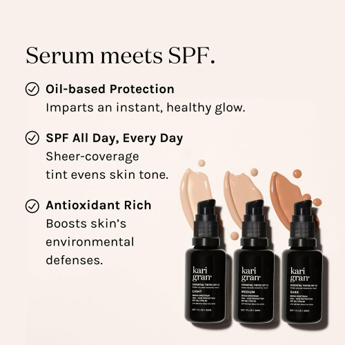 Kari Gran Essential Tinted SPF Anti-Aging Tinted Moisturizing Sunscreen 1