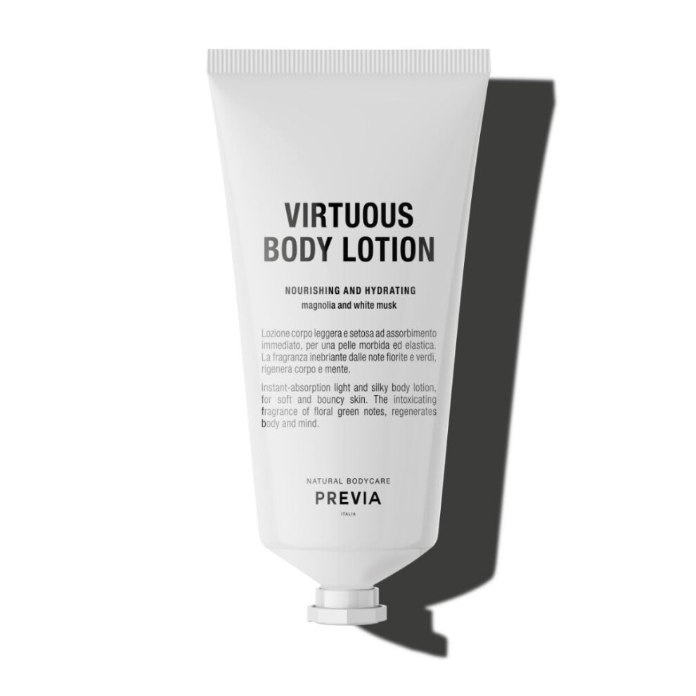 Previa Virtuous Body Lotion Nourishing & Hydrating Intensive Moisturizing Body Lotion With Natural Ingredients Non-Greasy Perfect For Dry & Sensitiv