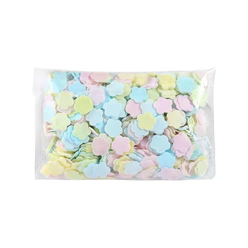 Puryupearl 1000 Sheets Colorful Portable Disposable Paper Soap Portable Travel Hiking Washing Hand Bath Toiletry Paper Soap Sheets Confetti Portable Women Kids S