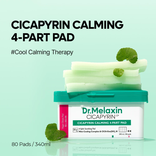 Dr.Melaxin, Cicapyrin Calming 4-Part Pad, 80 Πάνες 1