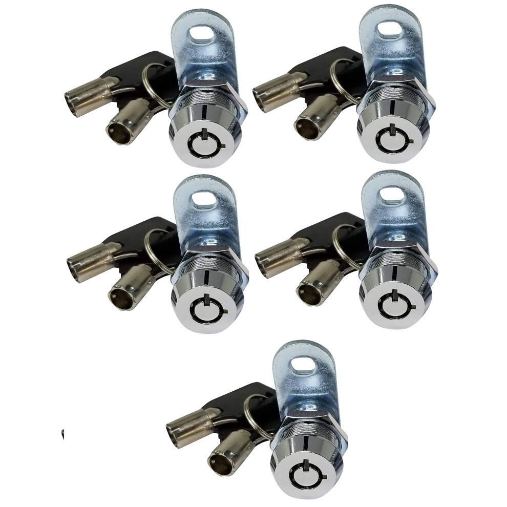 Serrure Came Tubulaire Admiral Locks 5/8 Po, Cl Identique, Amovible, Pour Compartiment De Rangement De Camping-Car, Serrures D'armoire (5/8-image