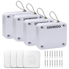 SHIMIDO Ferme-porte automatique amlior sans poinon, 1 000 g, ferme-porte anti-tempte, ferme-porte automatique avec cordon de serrage en acier