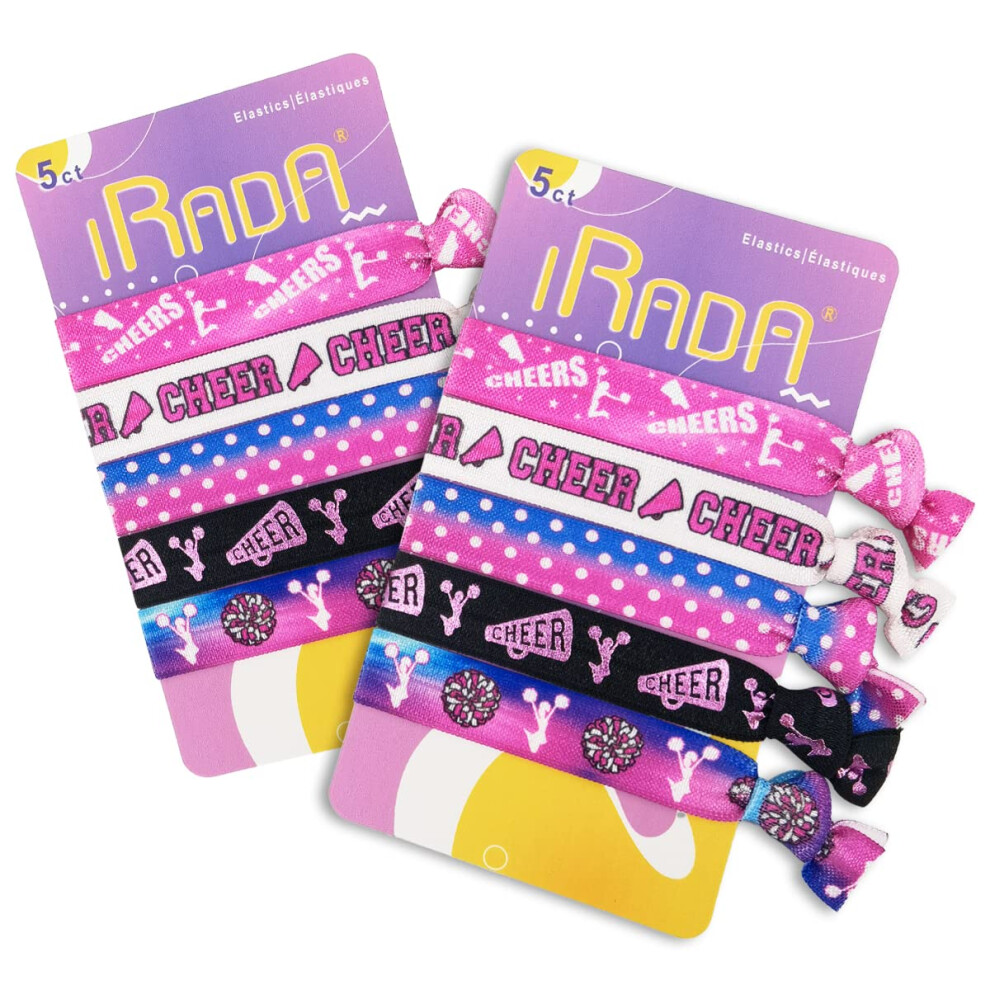 Lot de 10    lastiques     cheveux pour filles et femmes, jolis porte-queue de cheval en ruban, sans danger pour les cheveux nou   s.