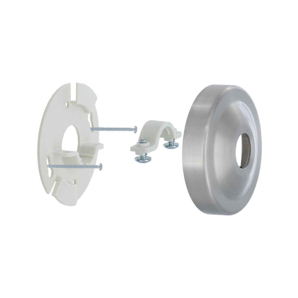 Danco 12006 Shower Arm Stabilizer Bracket And Flange Cover No Size Brushed Nickel 037155120062