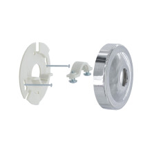 Danco 12005 Shower Arm Stabilizer Bracket and Flange Cover No Size Chrome