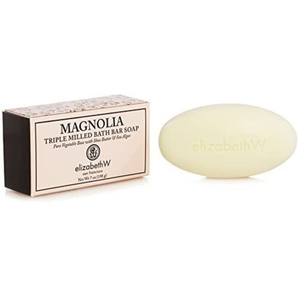 Elizabeth W Magnolia Perfumed Triple Milled Bath Soap - 7 Ounces