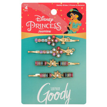 GOODY Bobby Pins - 4 Count Disney Princess Jasmine - Cssztathat strasszos bobbik - Hajkiegsztok frfiaknak Noi fiknak s lnyoknak - Knnyedn f