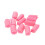 Set van 12 grote roze schuimsponshaarrollers 2