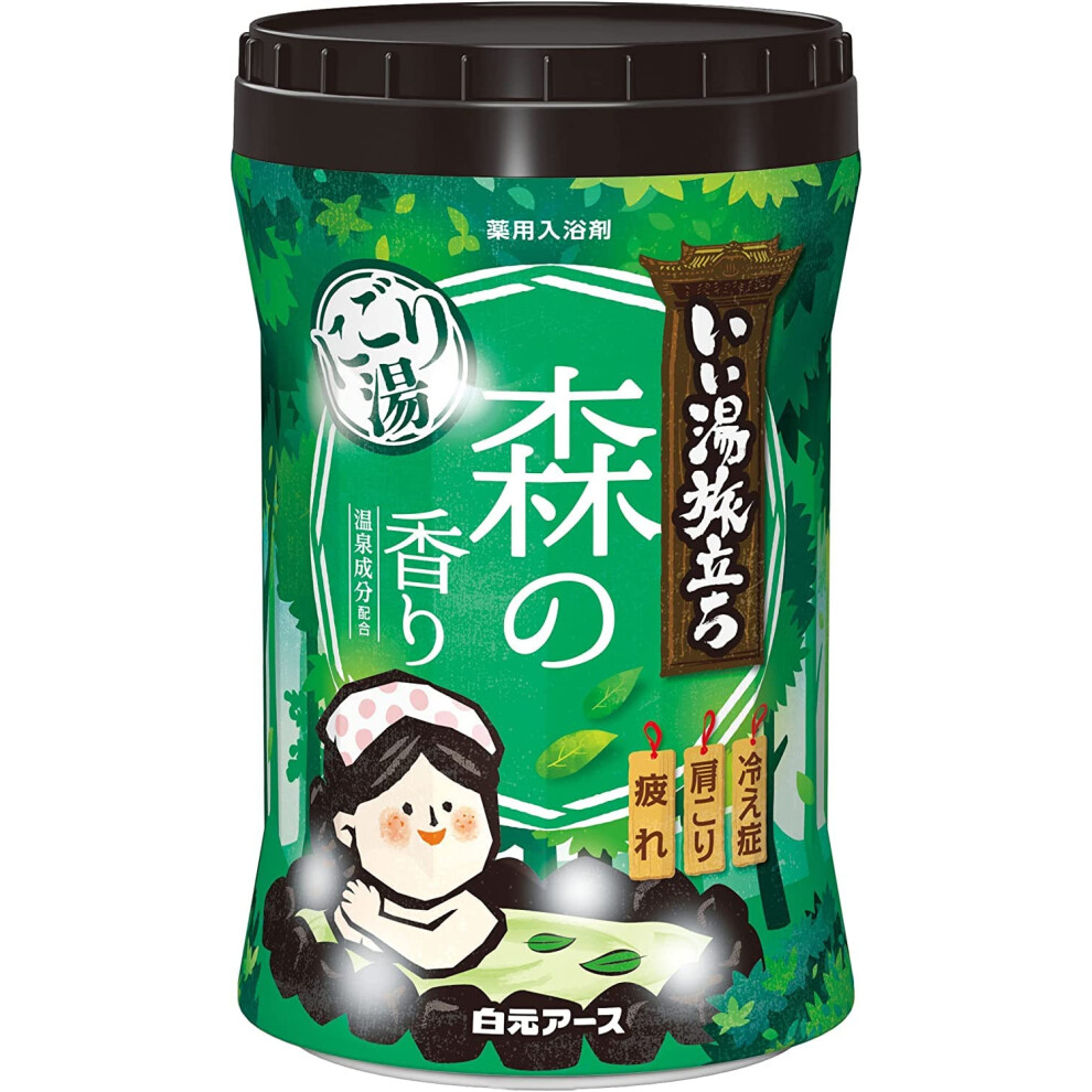 Japanese Bath Salt | Hakamoto Nigori Yuki | Japanese Forest Scent | Bath Roman Style | 660g Bottle