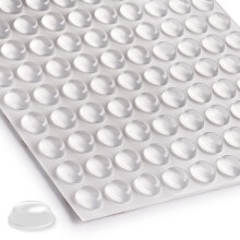 Zulay Home 100 Pack Cabinet Bumpere Ryd kl?bende puder - sm? skabsstoppere gummi kofangere - rydde skabsd?rskofangere til k?kkenskabe skuffer Bil