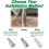 (2-Pack) 3/4"""" (.75) Threaded Tips Replacement for Extension Poles Repairing  Push Broom Handle Threaded End 3