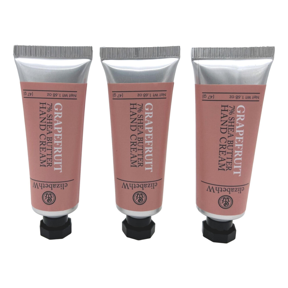 Elizabeth W Cream Grapefruit Hand 1.68 Ounce (Set Of 3)