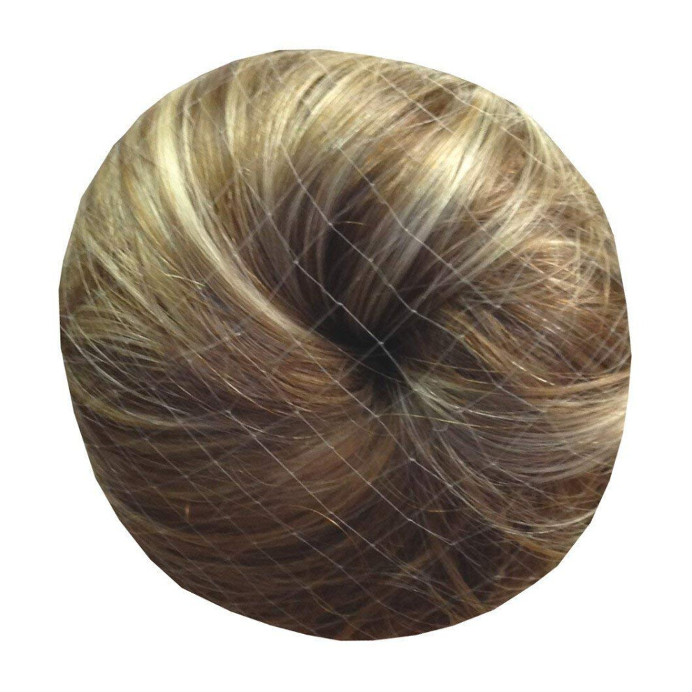 Aobbybbs Lot Of Hair Nets Lightweight Regular 20"""" Size 10Mm Mesh With 1/4"""" Opening Nylon Invisible Reusable Hairnet 10Mm Mesh (White 30Pcs)