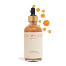GOLDEN HOUR BOTANICALS organikus borpol termkek, az USA-ban kszlt, vegn Cruelty Free hidratl + hidratl Shimmer arany csillog testolaj 4fl