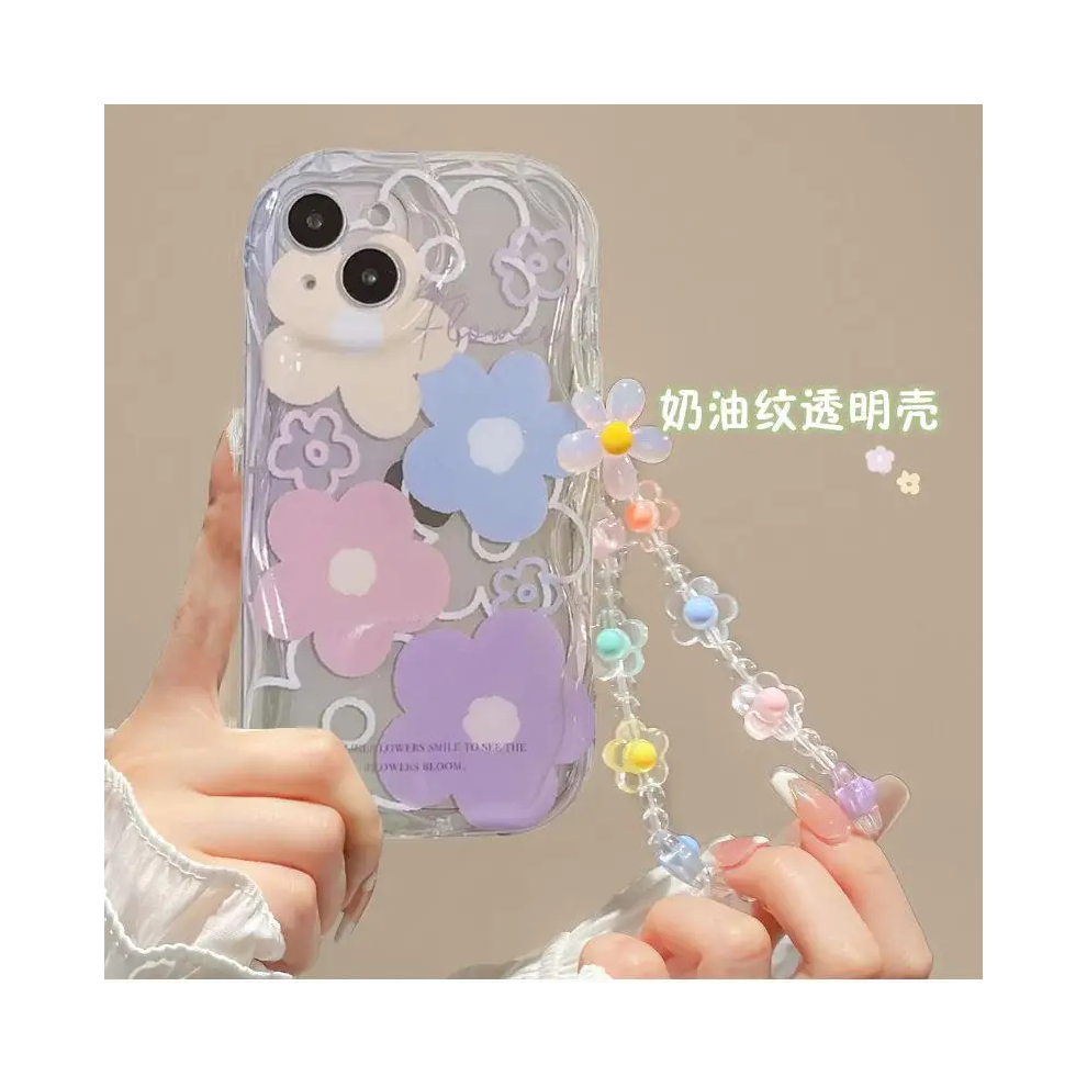 (S11889, Samsung S23fe) 3D Flower Chain Case For Samsung Galaxy S25 S24 S2 931288474231