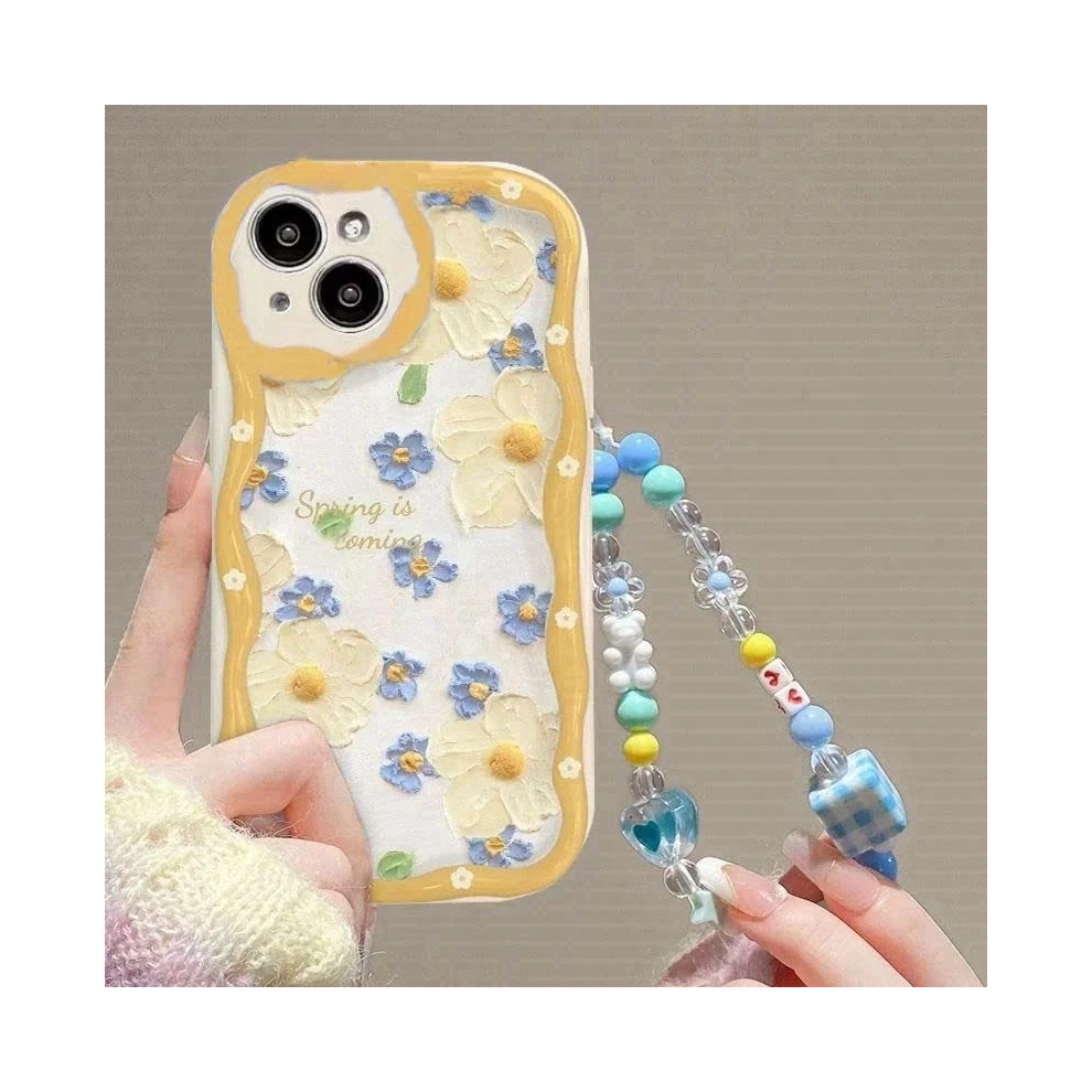 (S11706, Samsung A35 5G) 3D Flower Chain Case For Samsung Galaxy S25 S24 S2 931288474736