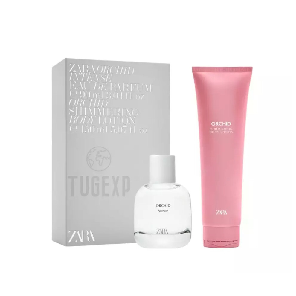 Zara Orchid Intense Parfum 90Ml & Shimmering Body Lotion 150Ml