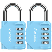 Puroma 2 Pack Segrod Lock For Locker a 4 chiffres Calpede impermeable exterieure pour ecole Gym Sports Toolbox Box Gate Case Outdoor Hasp Storage