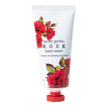 Jigott Secret Garden Rose Hand Cream - Koreaanse vochtinbrengende handlotion voor droge handen, reisformaat (rozengeur 3,38 fl oz)