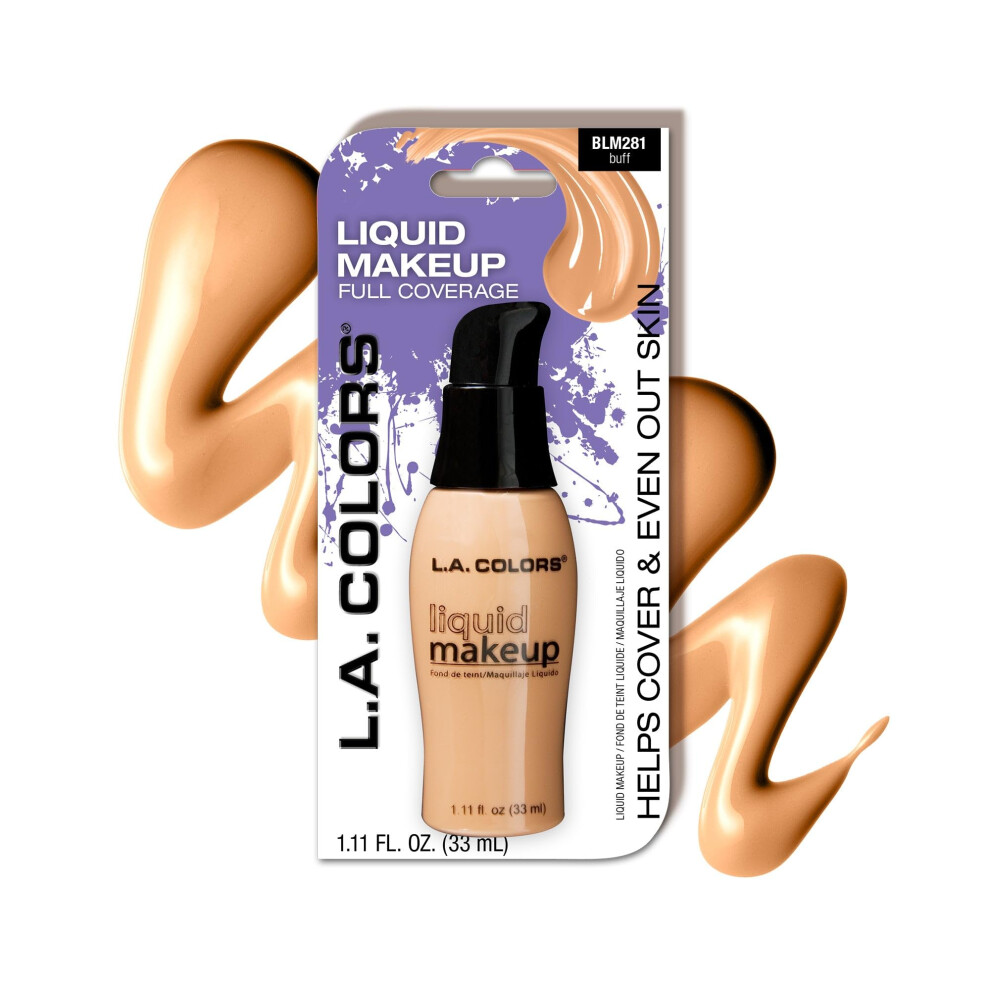 La V Rit L.a. Colors Liquid Makeup Cappuccino - Carded Cblm286a
