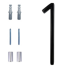Floating Modern House Numbers 5 inch Deamos Zinc Alloy Home Address Number for Outside House with Reflective Paint Finish Black Floating Mount or F
