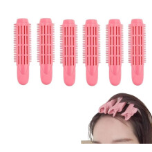 5Pcs Pink Volumizing Hair Root Clip Natural Fluffy Hair Root Clip Volume Hair Curler Clip Diy Curler Fluffy Clamps Rollers Hair Hair Rollers Styli