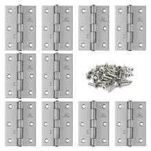 Adiyer 10 stk. 304 rustfrit st?l 2,5-tommer foldende r?vh?ngsler Hjemmem?bler Hardware d?rh?ngsler til etuisl?g L?g til tr?smykkeskrin (63 mm x 4