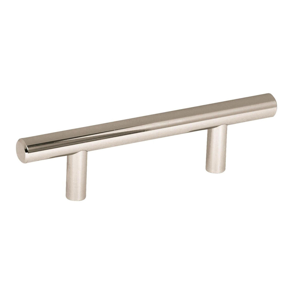 Photos - Other for Repair Amerock | Cabinet Pull | Polished Nickel | 3 inch  Center to Center | Bar Pulls | 1 Pack | Drawer Pull | Drawer Handl(76 mm)