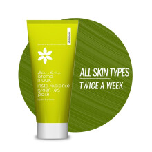 Aroma Magic Radiance Green Tea Gezichtsmasker | 100 g | Anti-aging gezichtsmasker voor fijne lijntjes | Hydraterende huidverzorging voor een natu