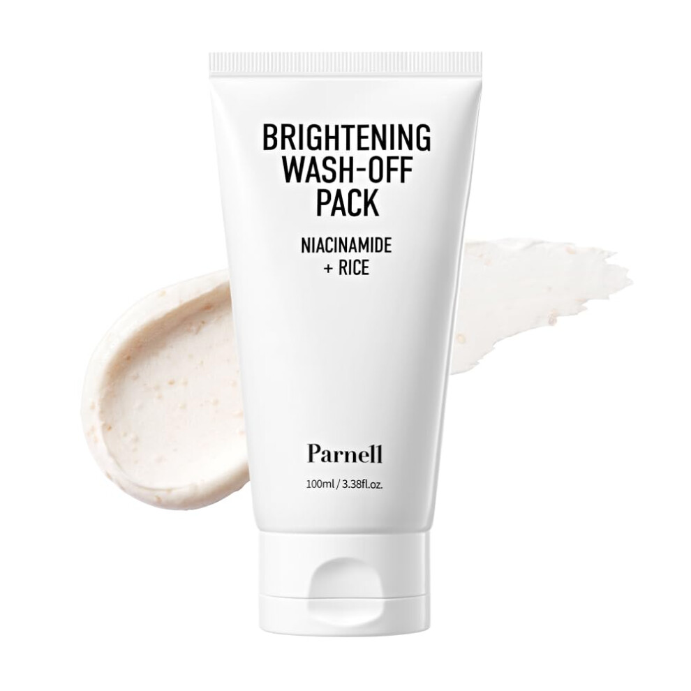 Parnell Niacinamide Rice Brightening Wash Off Pack 100Ml / 3.38 Fl.oz. | Korean Skin Care For Men And Women Korean Skin Care Korean Beauty