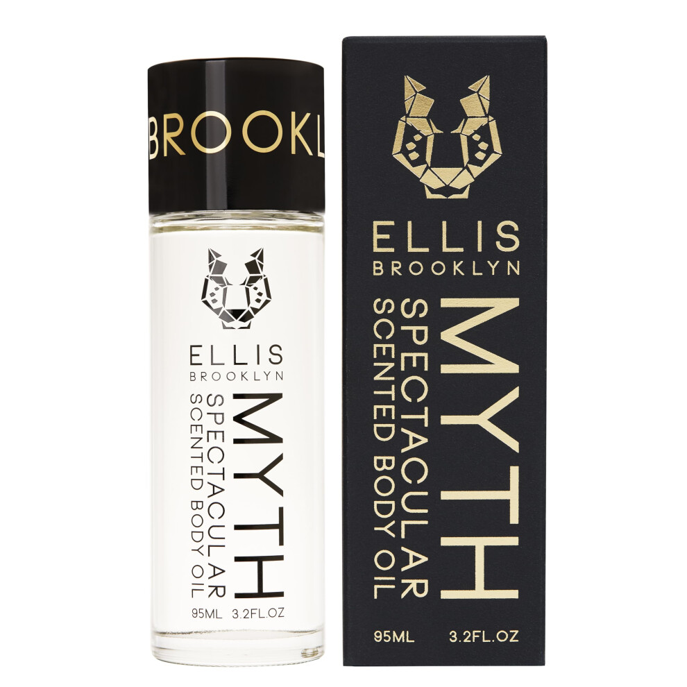 Ellis Brooklyn Myth Body Oil - Scented Body Oils For Women Body Oil Perfume For Women Bergamot & Jasmine Perfume Cedarwood Musk Oil Fall Perfume