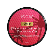 Jeellis Extreme Dark Intensywne opalanie Lukse Zel Gel Granat Gold Gold Shimmer Tanning zel do Outdoor Sun Solning Mash z ciemnym marchewka Olej