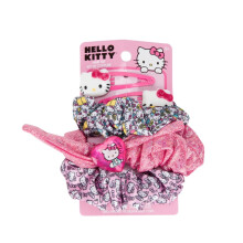 Townley Girl Hello Kitty scrunchie en clip 5-delige haarset