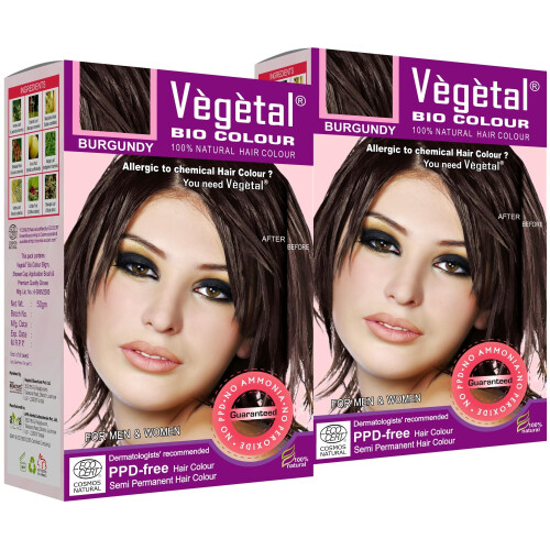 Biocor vegetal - Combo (pacote com 2) (50g Borgonha)