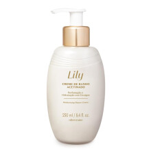 O Botic?rio Lily Satin Cream Cleanser Hidratl frdozsi ido hidratlssal s luxus illattal 8,4 uncia (250 ml)