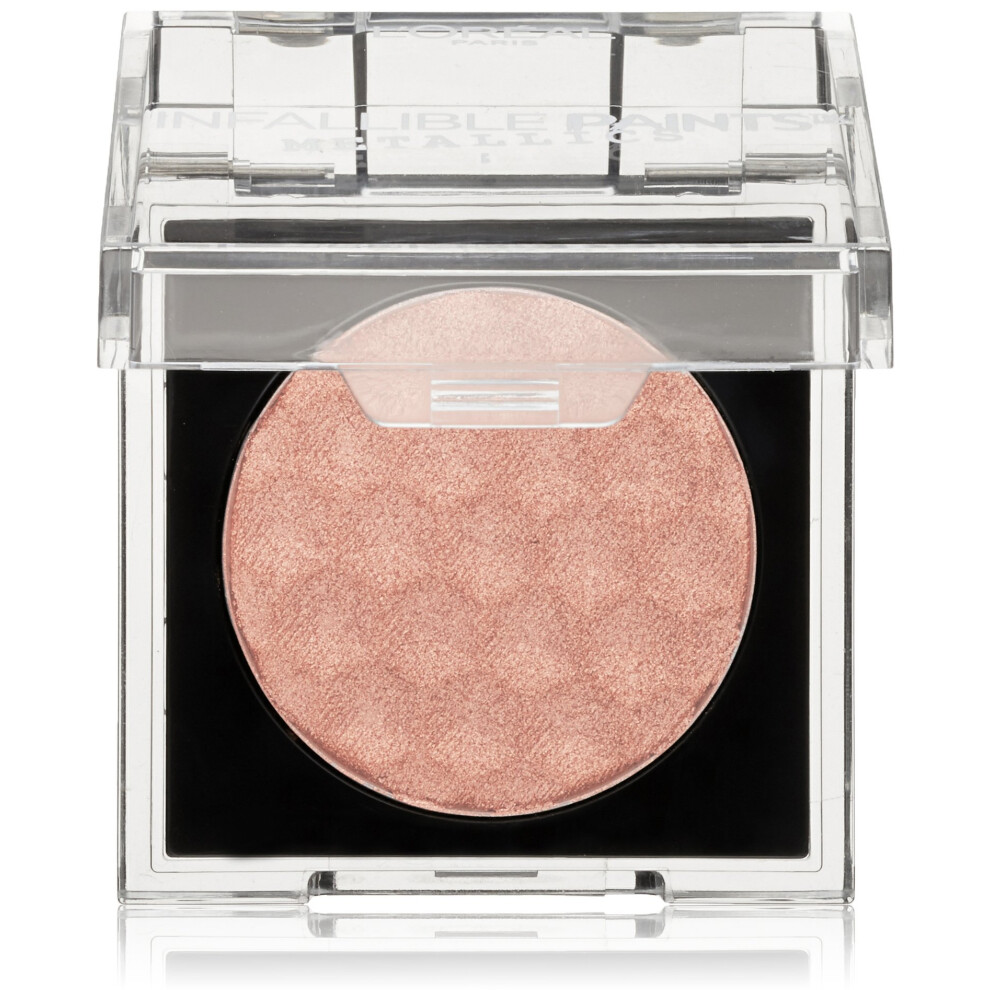 L?R?L Parijs L'oreal Paris Infallible Paints Eyeshadow Metallics Rose Chrome 0.09 Oz.