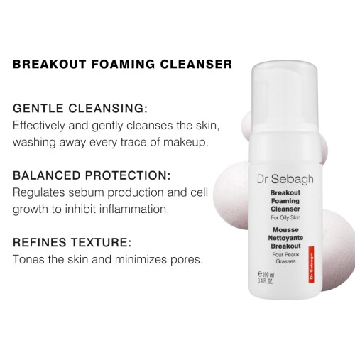 Dr Sebagh, Breakout, Cleanser, Mousse, For Face, 100 ml 1
