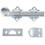 Deltana DDB425U26D HD Solid Brass 4-Inch Dutch Door Bolt 2