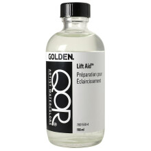 QoR Watercolor Lift Aid von GOLDEN, 118 ml Flasche, professionelle Medien und Grundierungen