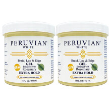 Perui fehr Braid Loc s Edge Gel EXTRA HOLD a nyugodt s termszetes hajhoz 16 oz. (Rozmaring) (2 db-os csomag)