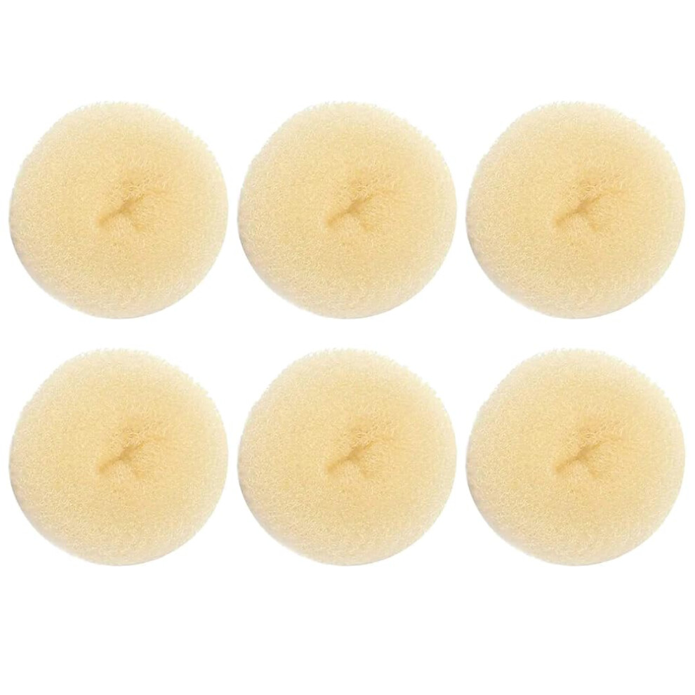 Set Di 6 Panini A Forma Di Ciambella Per Bambini, 6 Cm (Beige)-image