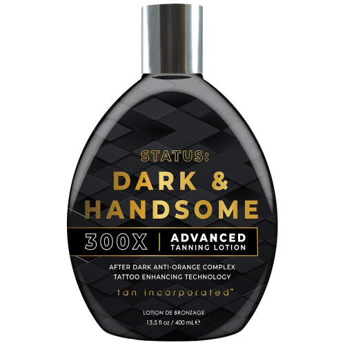 Tan Incorporated Status Dark & Handsome Lotion bronzante complexe anti-orange
