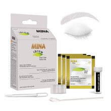 MINA ibrow Henna Regular Pack & Coloring Tint Kit bis zu 6 Wochen (Perlgrau)