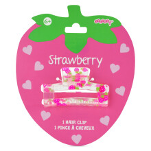iscream 3"""" Sweet Strawberry Claw hajcsipesz - tltsz csillogssal