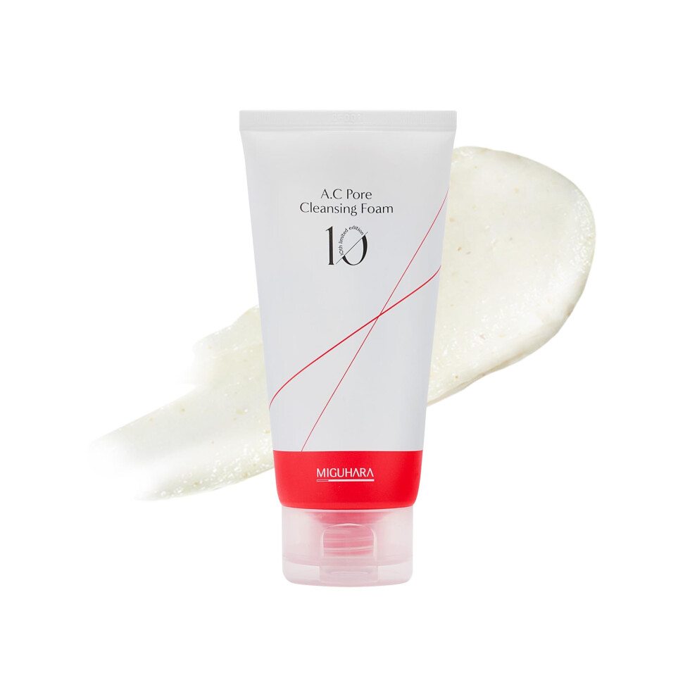 Miguhara A.c Pore Cleansing Foam | Korean Skincare Face Wash (120Ml/4.05 Fl. Oz.)