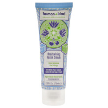 Human+Kind Moisturizing Facial Cream - Nourishing Smoothing Lightweight Daily Face Cream to Hydrate - White Peony Extract to Reduce Redness - Vegan