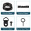 Mr. Pen- 220pc Black Picture Hanging Kit Nails Hooks & Hardware 4