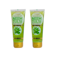patanjali Neem Tulsi Gezichtswasmiddel 100 g / 3,52 fl oz - Pak van 2
