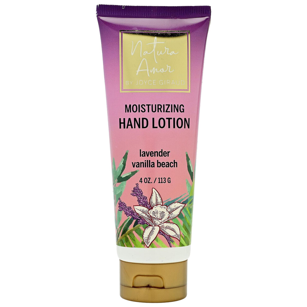 Elisir Miracoloso Colle Lavender Miracle Elixir Collection Joyce Giraud Moisturizing Hand Lotion For Dry Hands Vanilla Beach Non-Greasy 4 Oz
