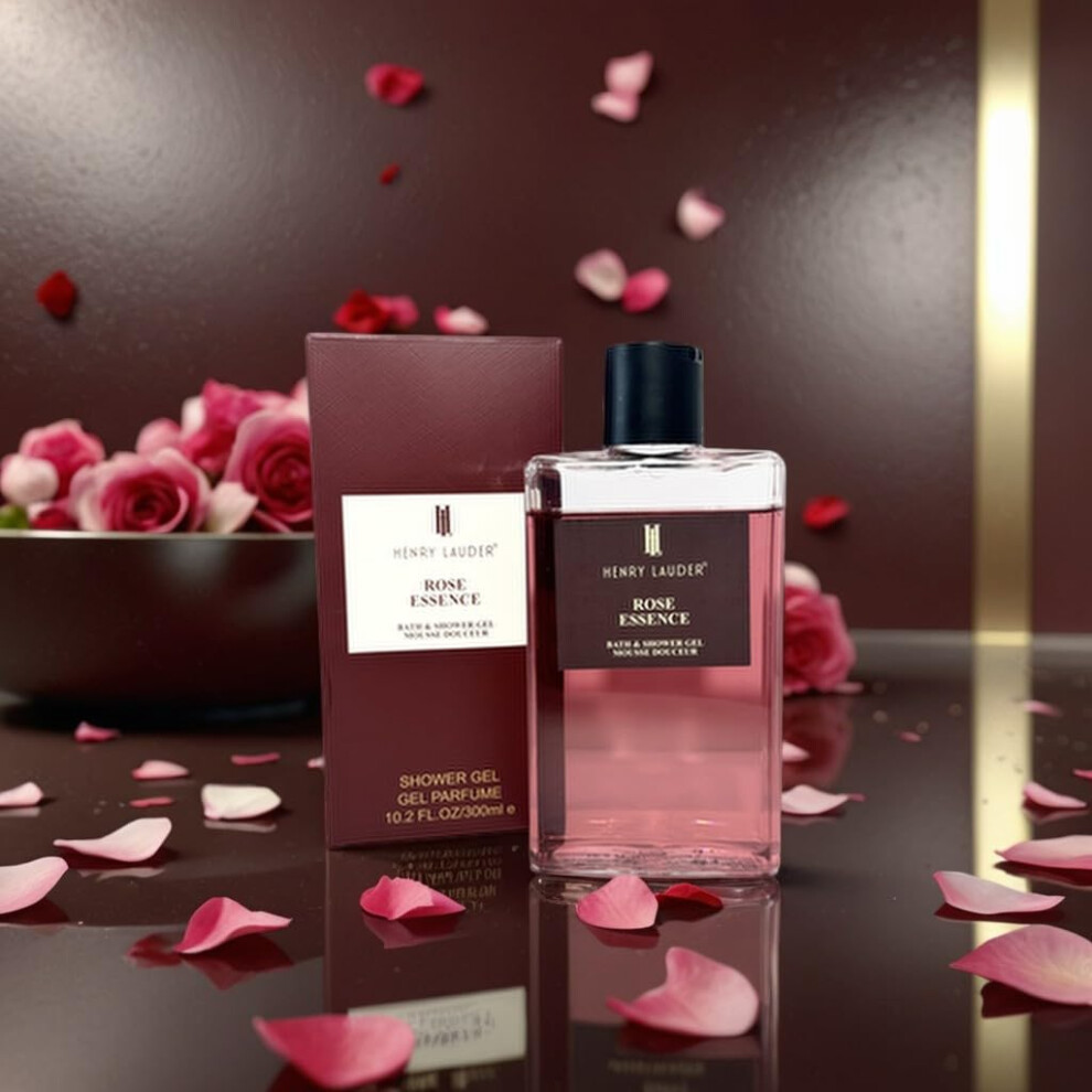 HENRY LAUDER Rose Essence Bath & Shower Gel  10.2 fl oz